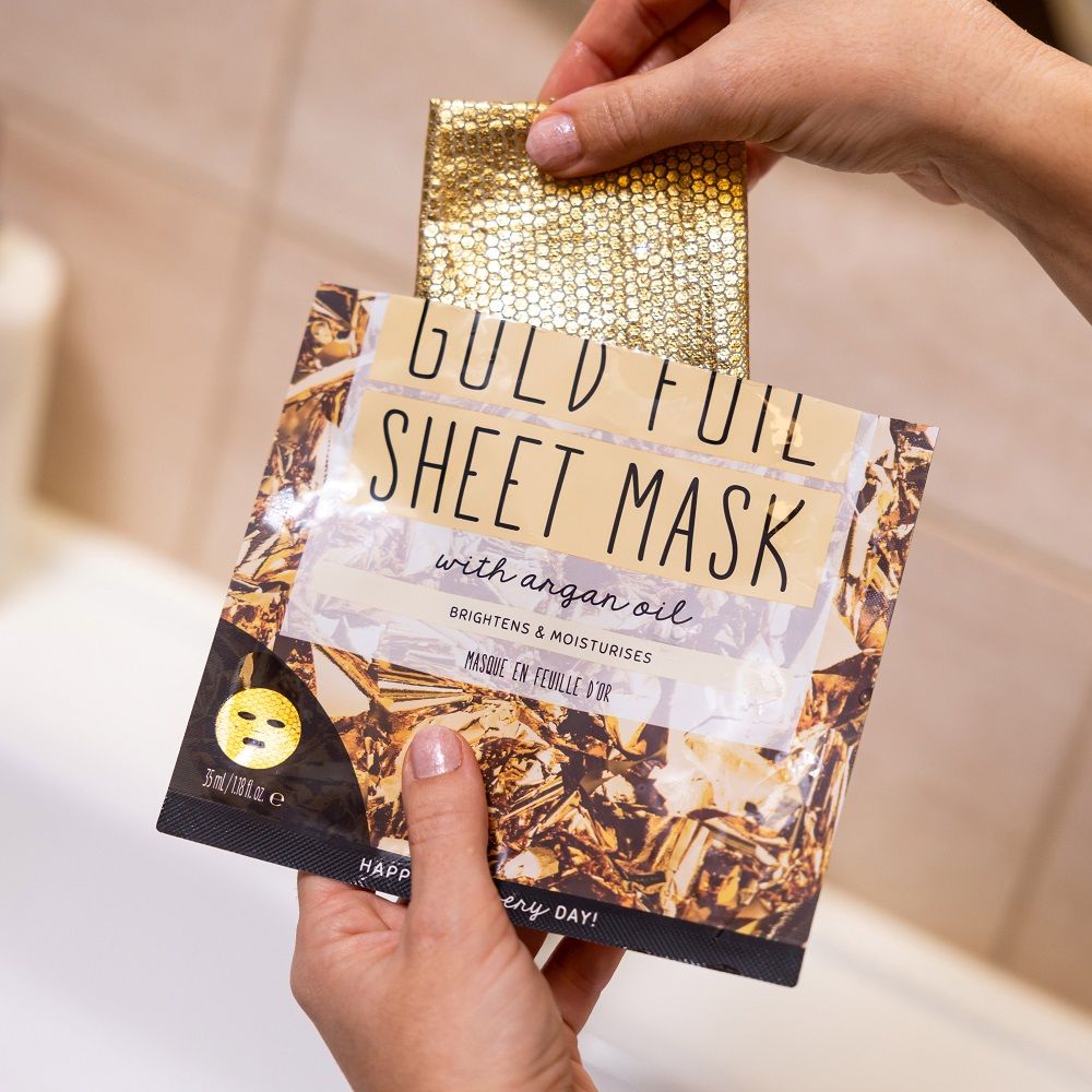 Korejská pleťová maska Gold Foil