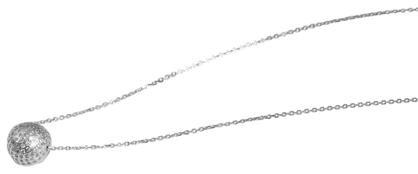 Stříbrný řetízek s přívěskem se zirkony ANNIE, ryzost 925/1000, galerie