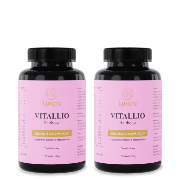 Vlasová výživa Vitallio Hairboost - balení 2 kusů